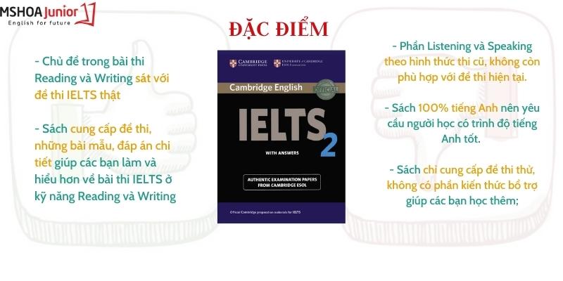 đặc điểm của sách Cam 2