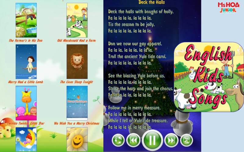Phần mềm học tiếng anh miễn ph&iacute; cho trẻ em - English Kids Songs