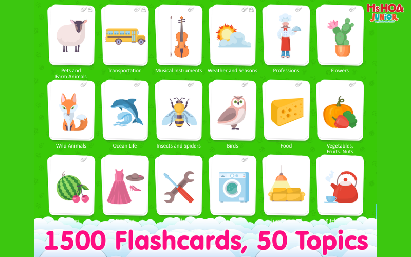 English Flashcard - app học tiếng Anh miễn ph&iacute; cho trẻ em