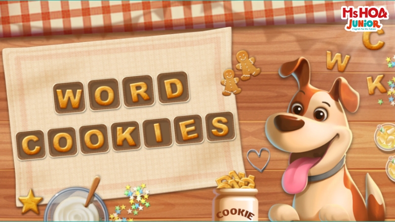 Game tiếng Anh trực tuyến cho b&eacute; Word Cookies!