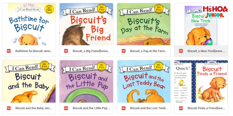 Bộ s&aacute;ch tiếng Anh trẻ em Biscuit Phonics Fun (12 quyển)