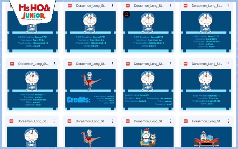 Truyện tranh bằng tiếng Anh - Doraemon