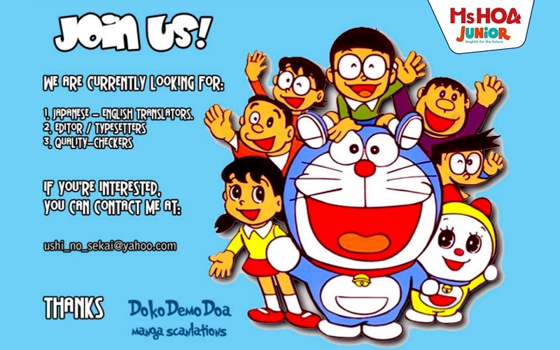 Bộ truyện tranh Doraemon bằng tiếng Anh