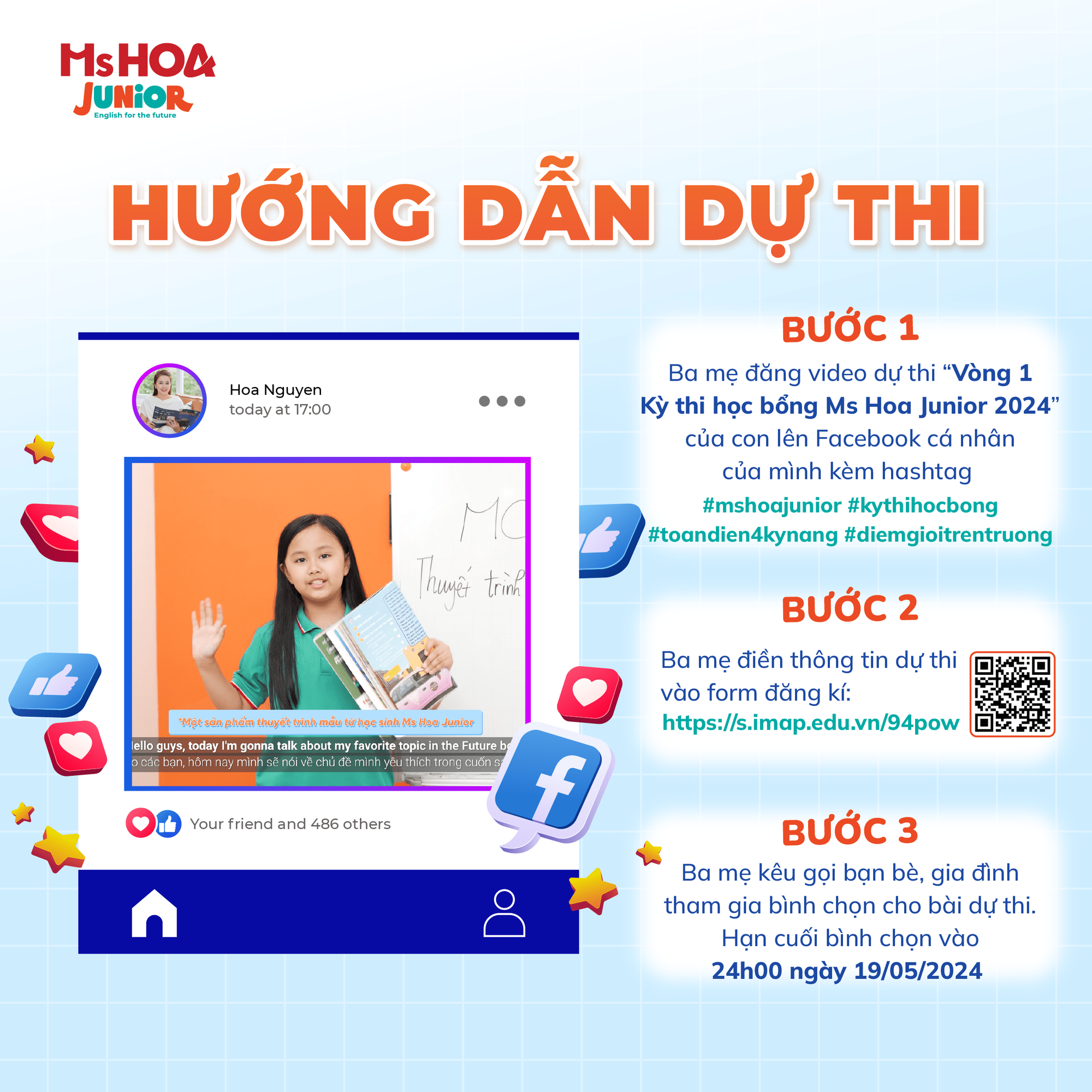 vong thi binh chon ky thi hoc bong ms hoa junior