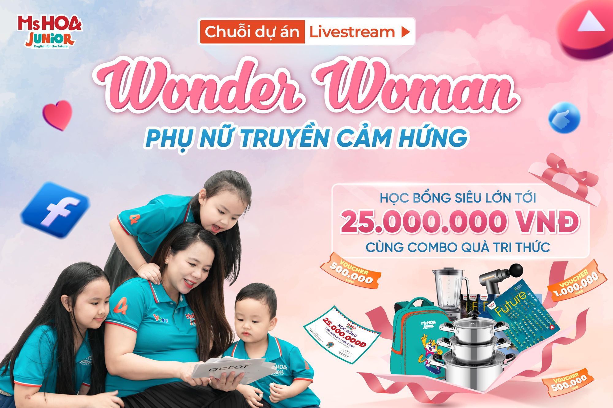 livestream WONDER WOMAN - PHỤ NỮ TRUYỀN CẢM HỨNG