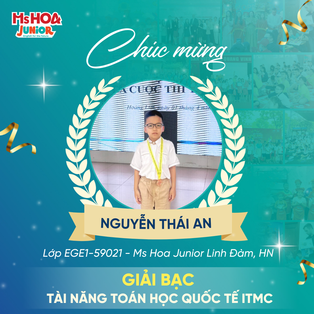 vinh danh hoc vien xuat sac ms hoa junior 2024 bac trung