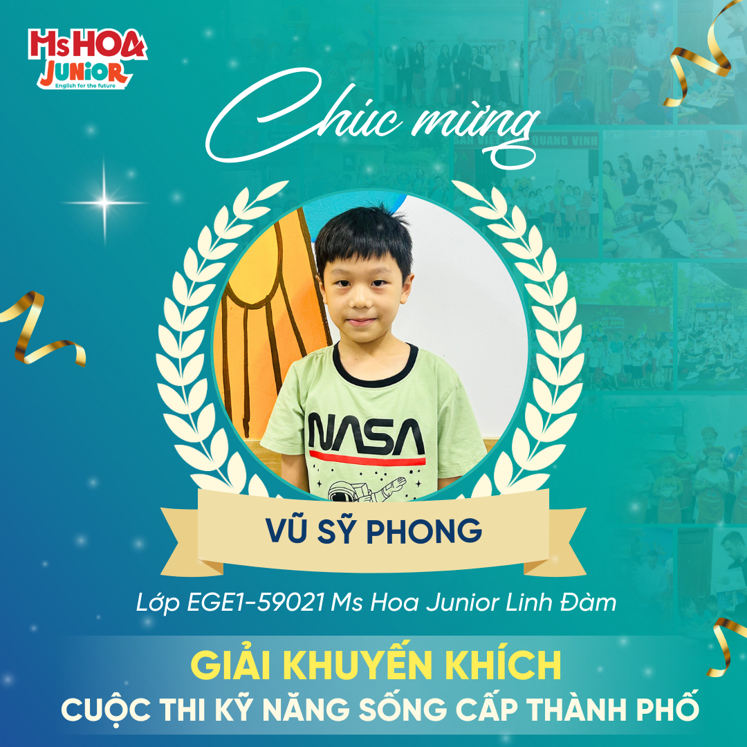 vinh danh hoc vien xuat sac ms hoa junior 2024 bac trung