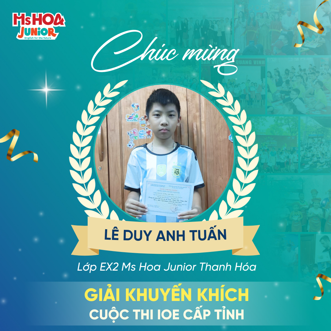 vinh danh hoc vien xuat sac ms hoa junior 2024 bac trung