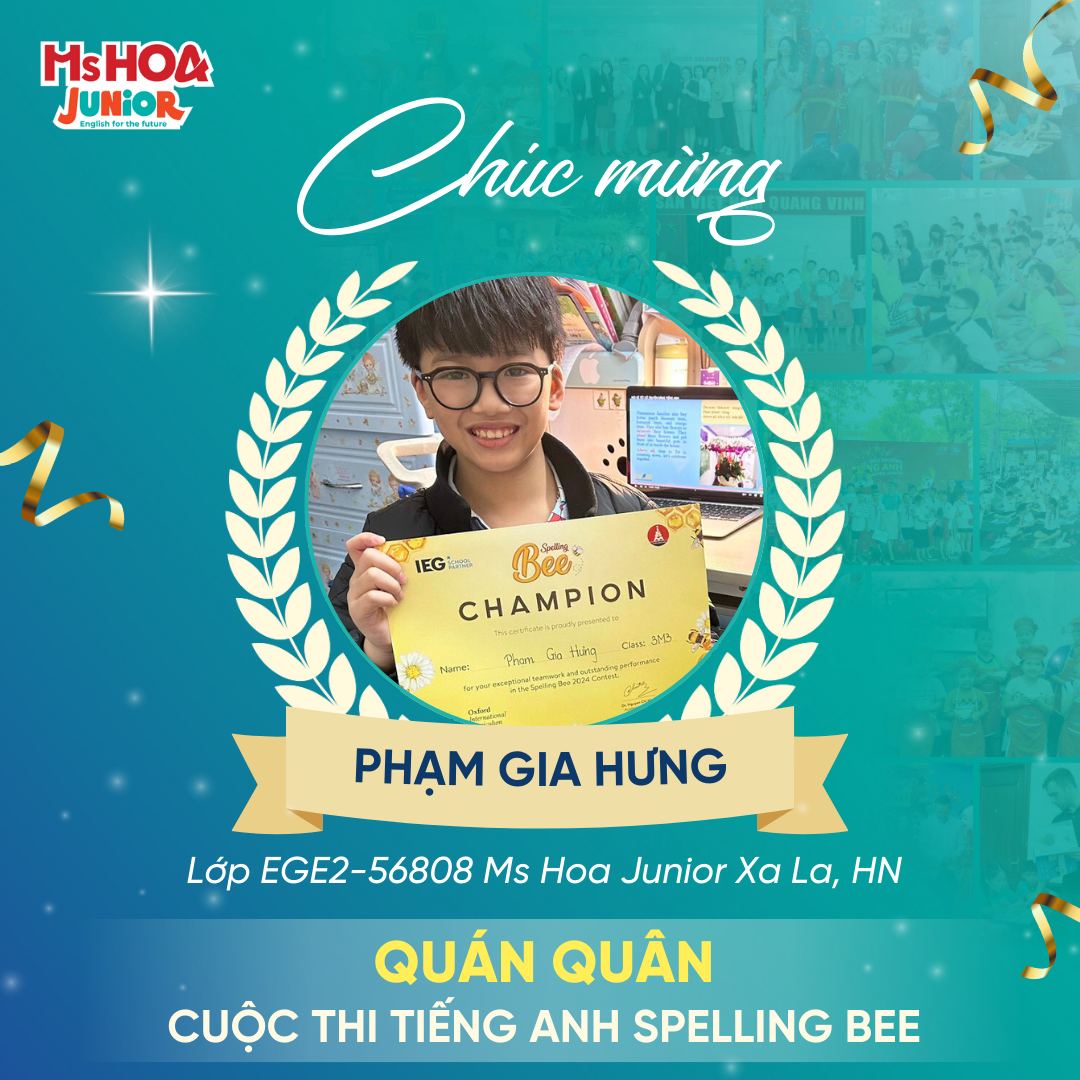 vinh danh hoc vien xuat sac ms hoa junior 2024 bac trung