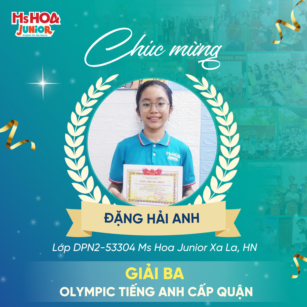 vinh danh hoc vien xuat sac ms hoa junior 2024 bac trung