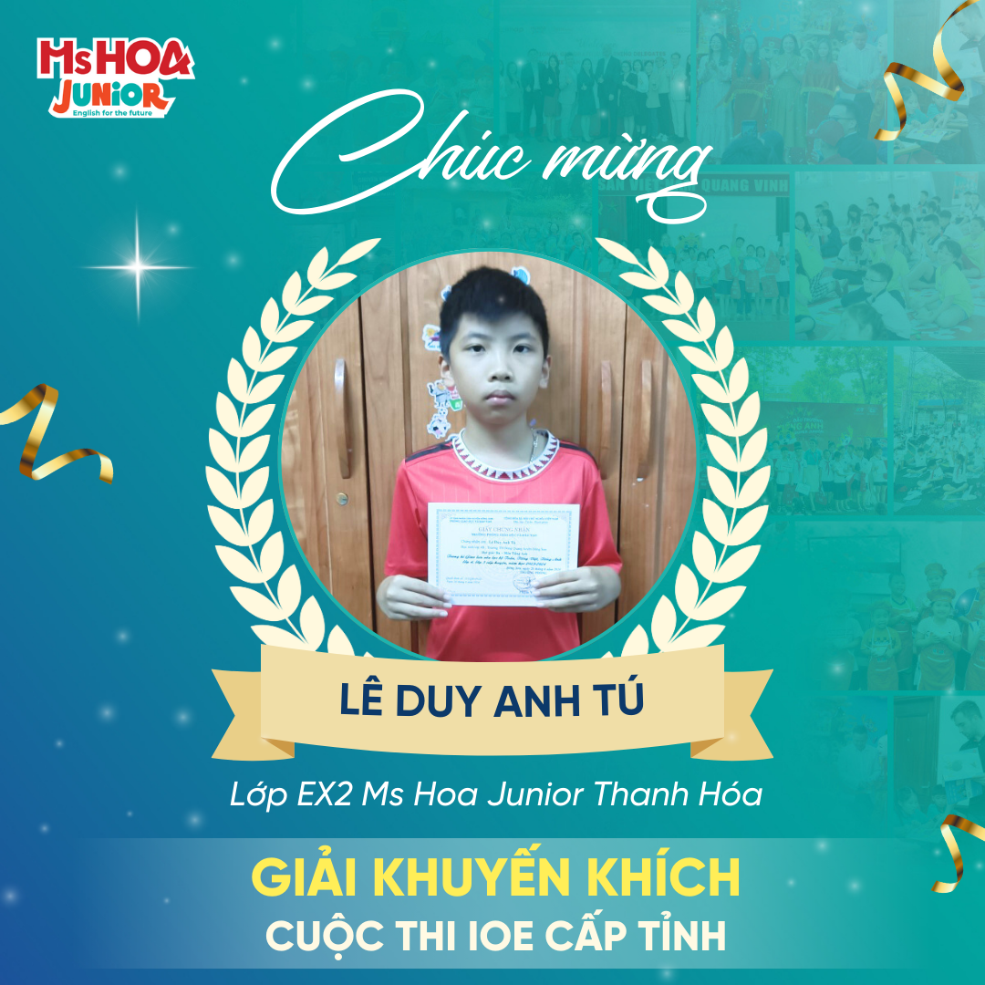vinh danh hoc vien xuat sac ms hoa junior 2024 bac trung