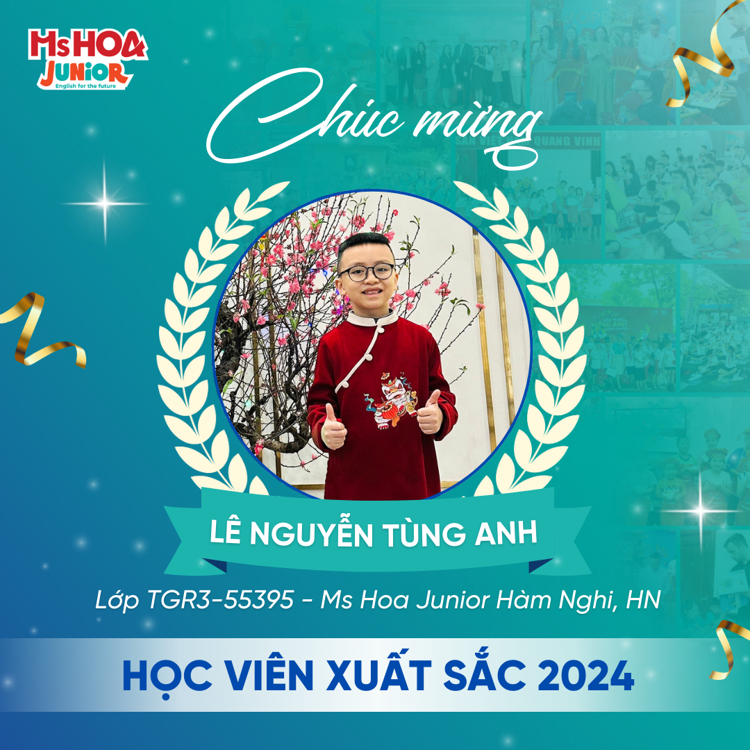 vinh danh hoc vien xuat sac ms hoa junior 2024 bac trung