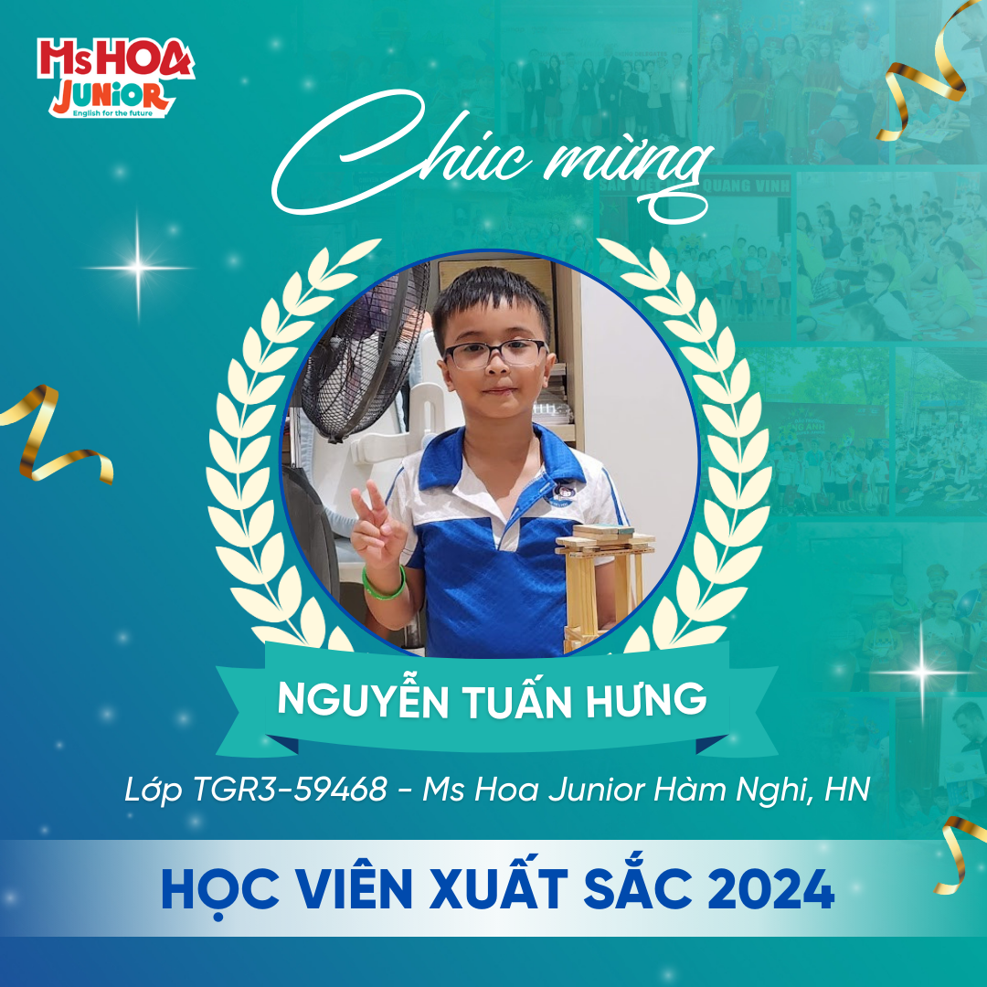vinh danh hoc vien xuat sac ms hoa junior 2024 bac trung