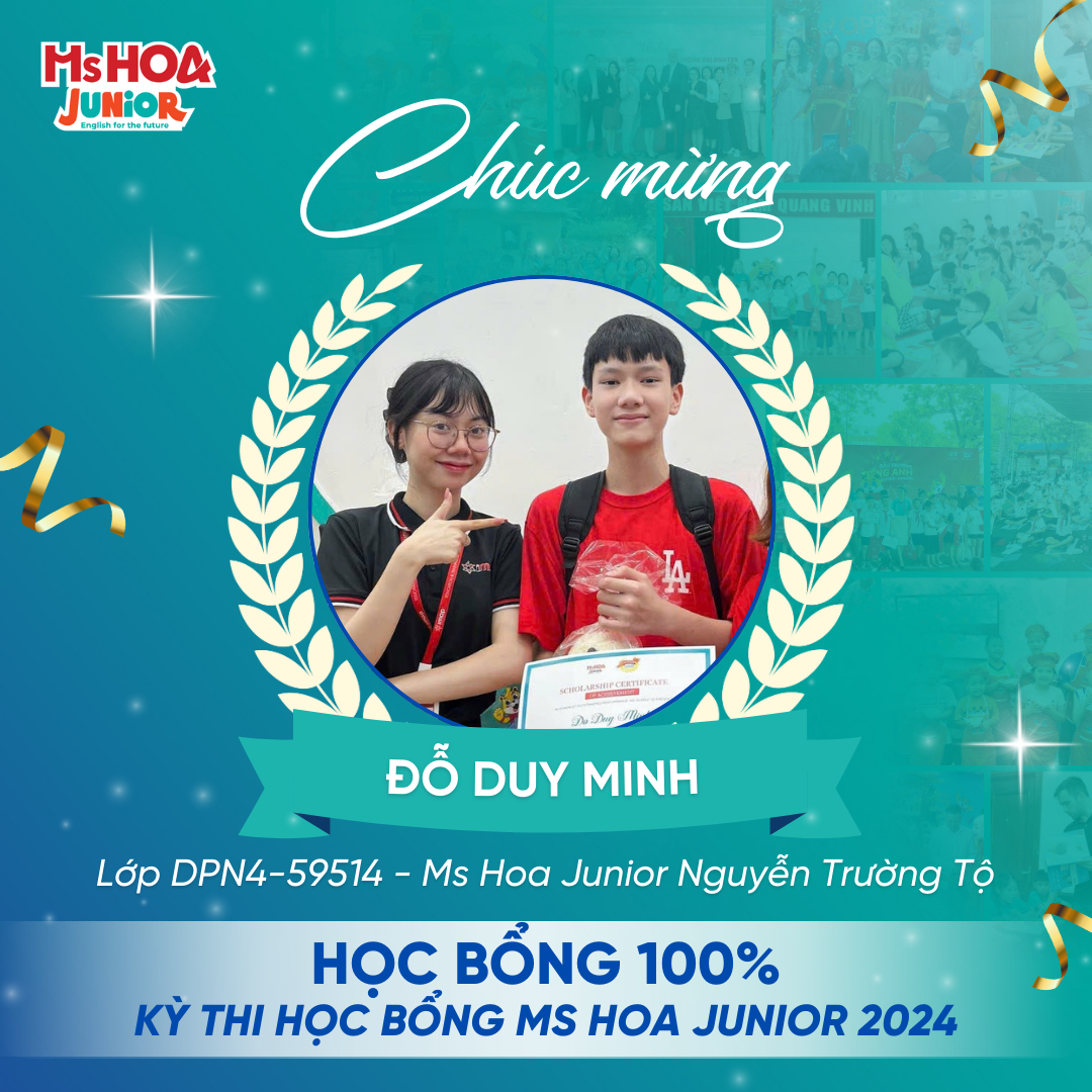 vinh danh hoc vien xuat sac ms hoa junior 2024 bac trung
