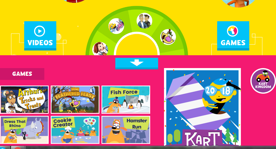 trang tiếng Anh trẻ em - Pbskids