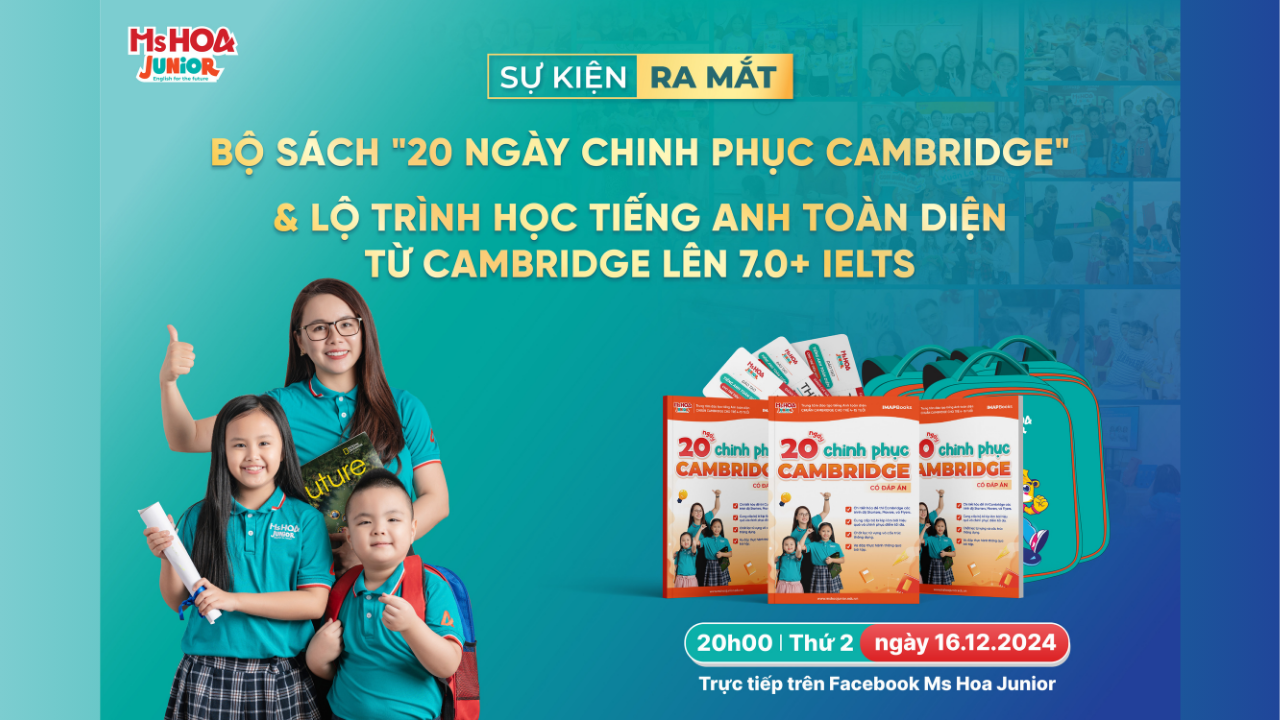 Ra mắt s&aacute;ch 20 ng&agrave;y chinh phục Cambridge